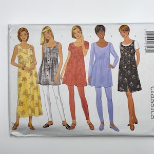 Butterick 5561 Maternity Pattern Size 20–24 Tops Tunics Dresses Vintage Sewing UNCUT