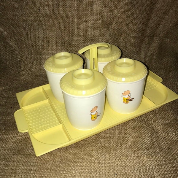 Vintage Baby Nursery Caddy Changing Tray Tommee Tippee Westland Plastics Inc.