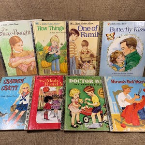 ヴィンテージ リトル ゴールデン ブックス コレクションを構築する 本を選ぶ: 子どもに関する物語