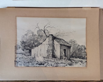 Alson Clark Grabado firmado