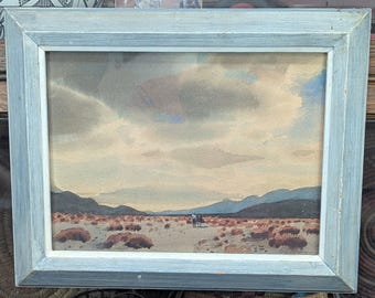 Pintura del desierto del artista californiano Earl Cordrey