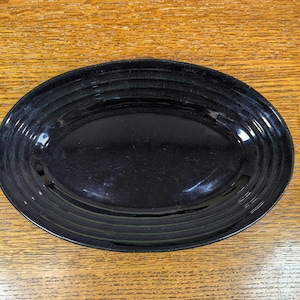 Bauer Pottery Black Oval Platter