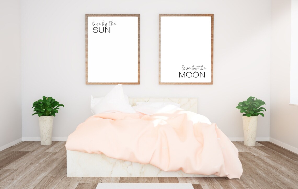 Bedroom wall print wall art prints bedroom digital | Etsy