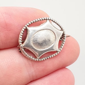 Antike CHARLES HORNER Sterling Silber Brosche Jugendstil Lokomotive gedreht Echt Pin massiv 925 Vintage 1900er Jahre Damen Schmuck Schmuck
