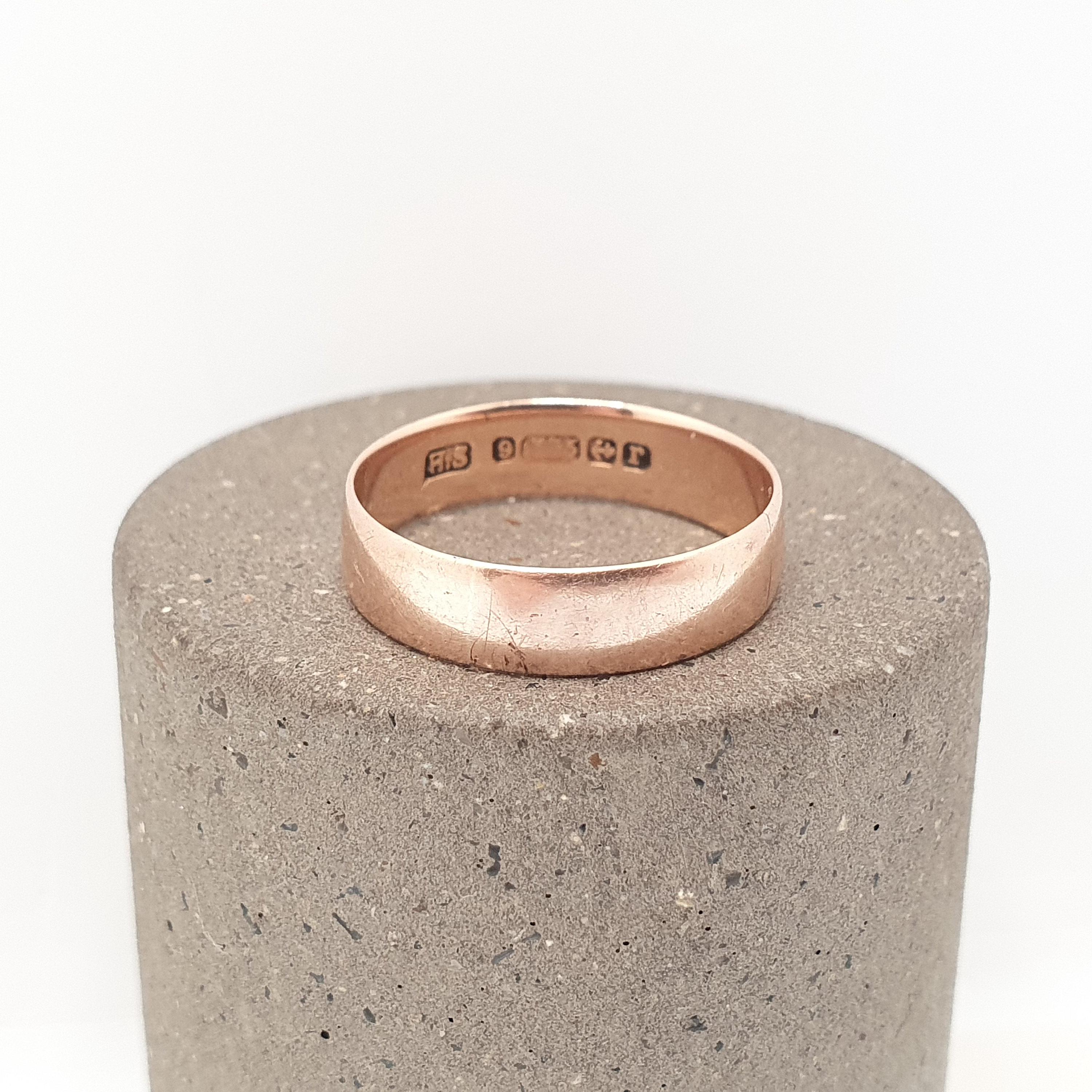 9k 375 Gold Ring - Etsy