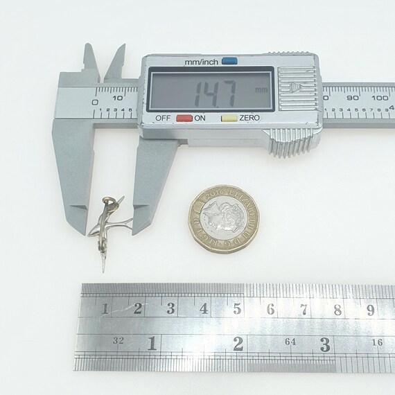 Antique Victorian Solid Silver Diamond Paste Bird… - image 7