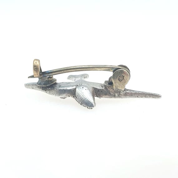 Antique Victorian Solid Silver Diamond Paste Bird… - image 5