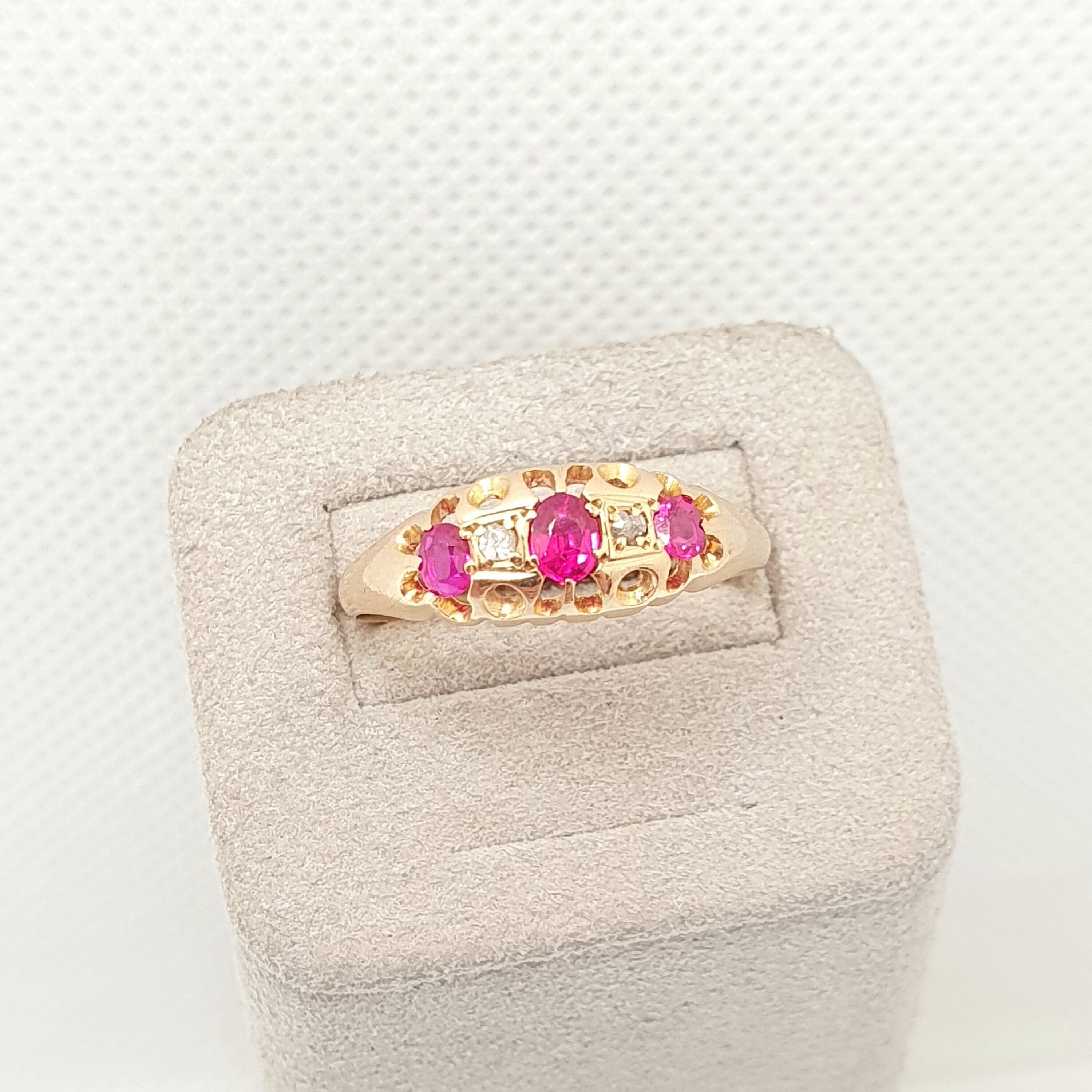 激レア】英国 イギリス ジプシーリング アンティーク 18ct 18金