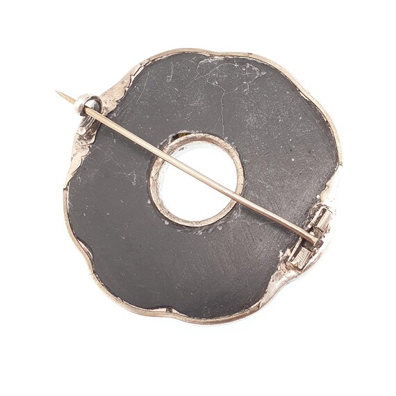 Antique Victorian Solid Silver Scottish Brooch Pi… - image 5