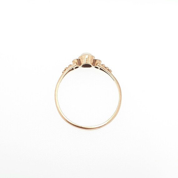 Vintage 9ct Gold Opal Diamond Ring Solid 9k 9kt 3… - image 7