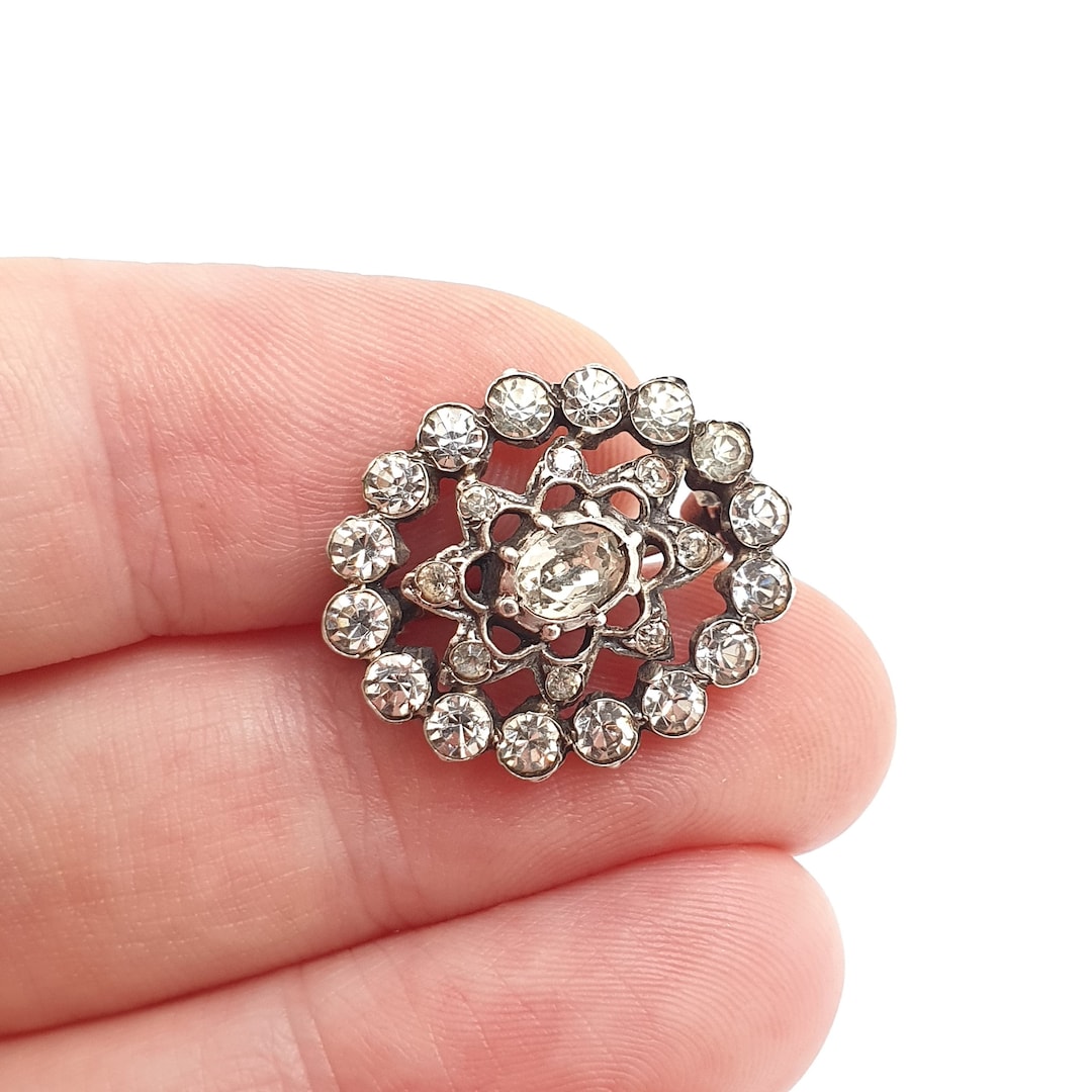 Broche Vintage Argent Ajourée – Poinçon – Occasion
