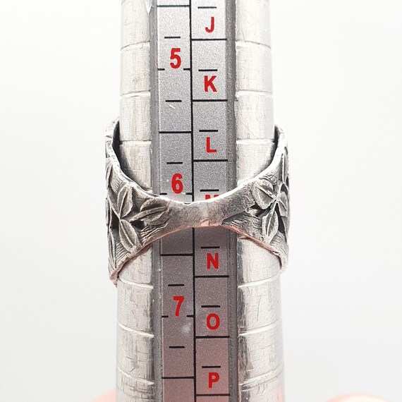 Antique Blue John Solid Silver Ring Victorian Art… - image 10