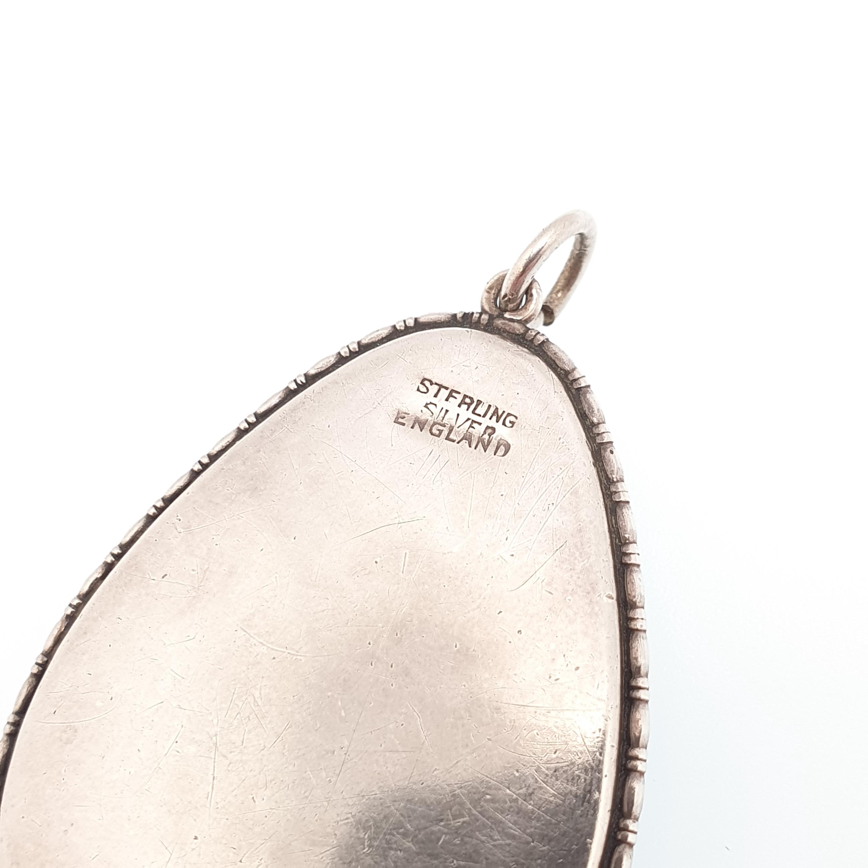 アンティーク バタフライウィング スターリングシルバー ネックレス