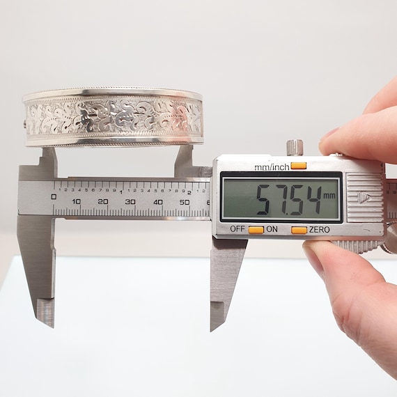 Victorian Solid Silver Antique Snap Bracelet Bang… - image 9