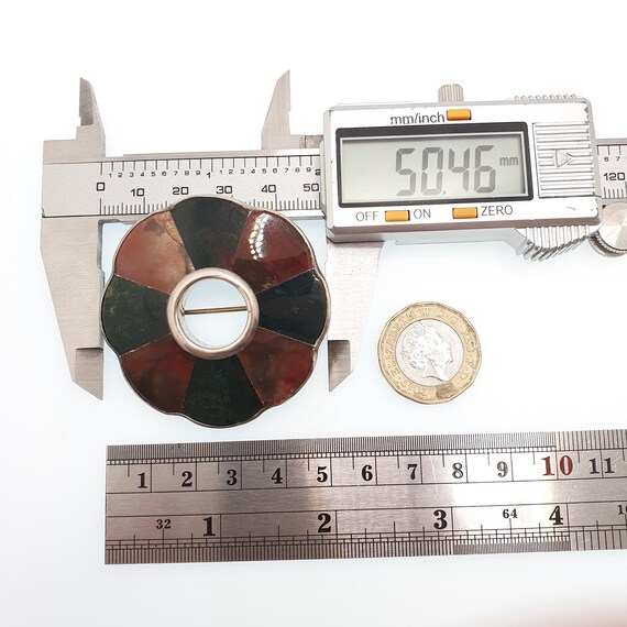 Antique Victorian Solid Silver Scottish Brooch Pi… - image 8