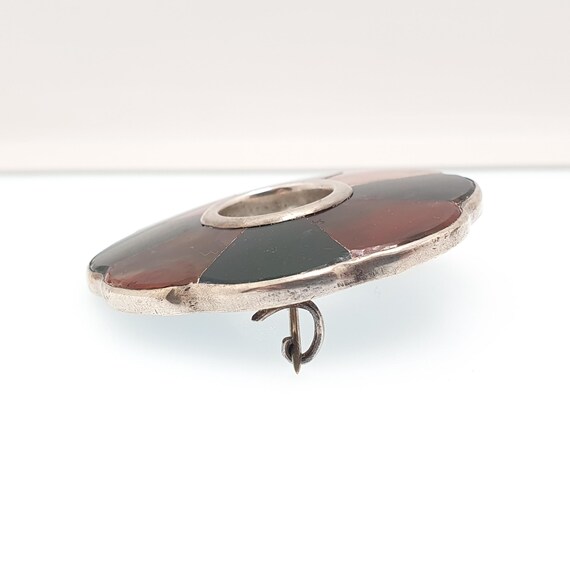 Antique Victorian Solid Silver Scottish Brooch Pi… - image 6