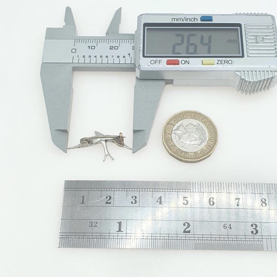 Antique Victorian Solid Silver Diamond Paste Bird… - image 8