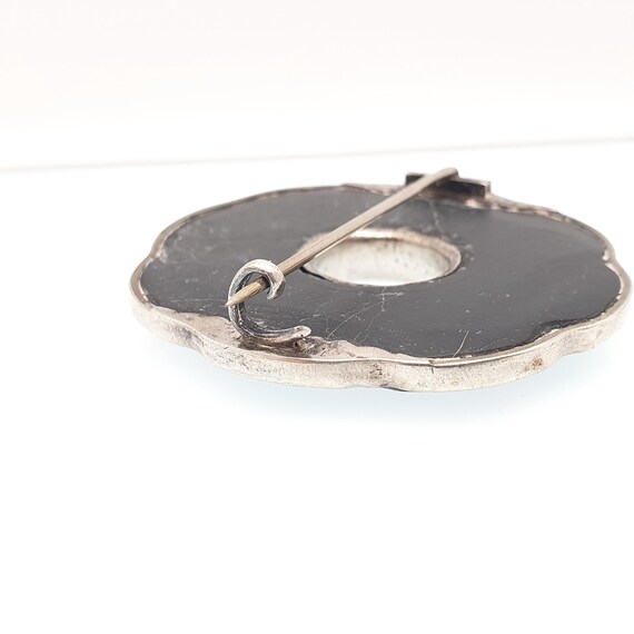 Antique Victorian Solid Silver Scottish Brooch Pi… - image 7