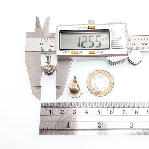 Antique Solid Silver Natural Amethyst Earrings Se… - image 11