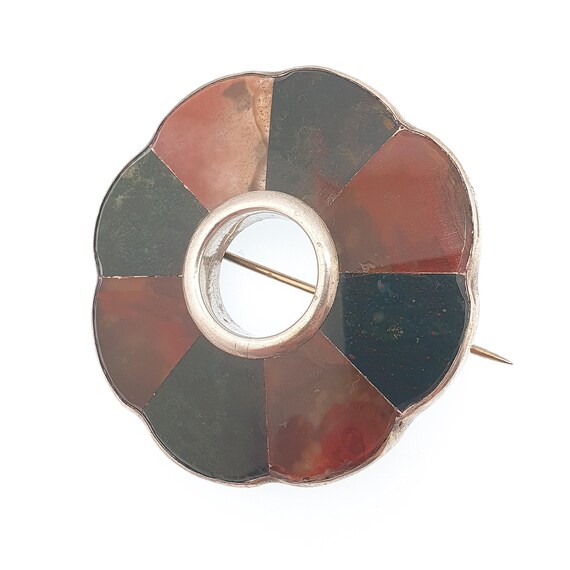 Antique Victorian Solid Silver Scottish Brooch Pi… - image 3