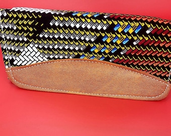 African Print wallet