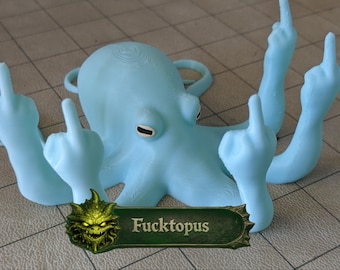 Ficktopus | Mittelfinger Krake | Krake