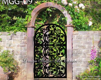 Metal Garden Gate Etsy