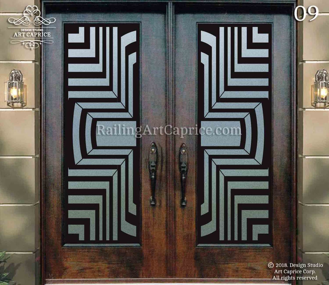 Entry Door Grill/french Doors Grill/ Security Window Metal Etsy