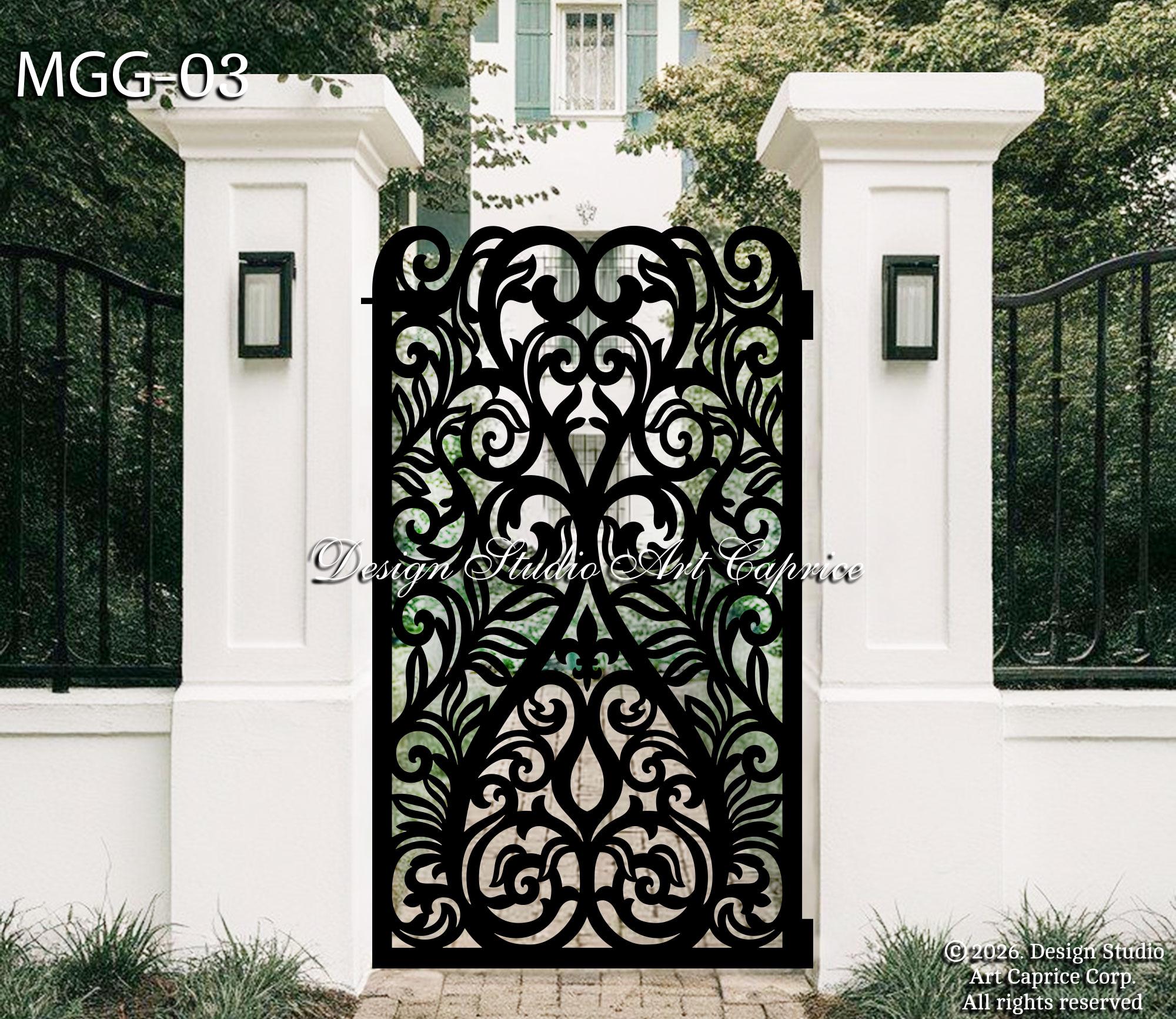 Custom Entry Gate Inserts Custom Metal Entry Gate / Artistic & Unique Design / Made-to-order ...