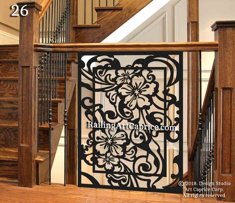 Modern Interior Railings/ Staircase Decorative Panel Inserts/ Etsy Canada