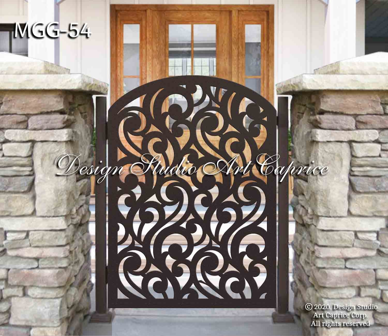 Custom Metal Entry Gate / Artistic & Unique Design / Made-to-order ...