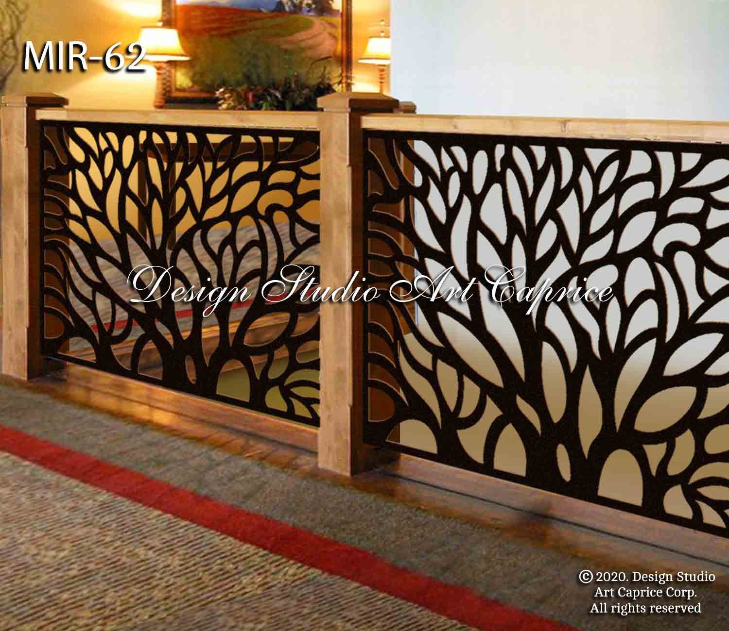 Laser Cut Stair & Deck Railings, Wood Laser Cut Designs Deck