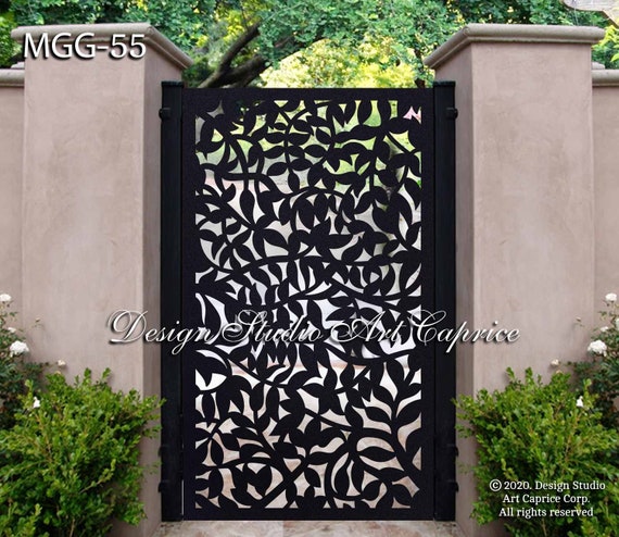 Metal Garden Gate Pedestrian Walk Thru Entry Art Metal Garden Gate Pedestrian Walk Thru, Metal Art Garden Gates