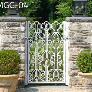 Custom Metal Entry Gate / Artistic & Unique Design / Made-to-order / Laser Cutting (04)