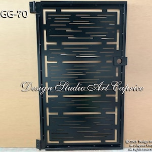Custom Metal Entry Gate / Artistic & Unique Design / Made-to-order / Laser Cutting (70)
