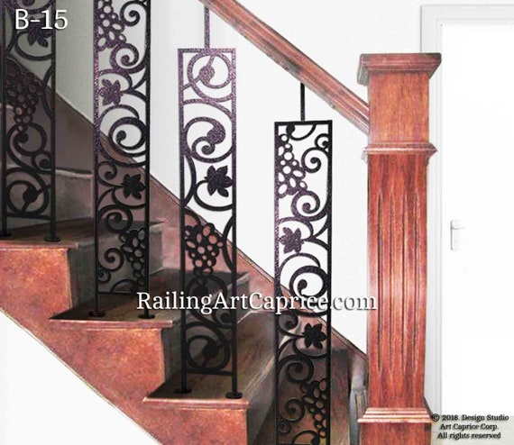 Modern House Customized Iron Stair Railing Design - China Railing