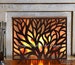 Fireplace Screens / Home Decor / Personilized / Tree of Life / Laser Cut Metal Art / FS-53