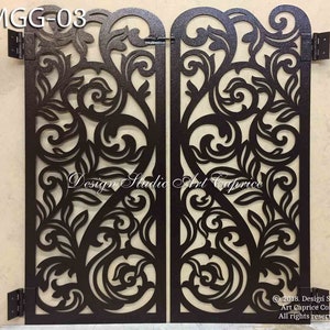 Custom Metal Entry Gate / Artistic & Unique Design / Made-to-order / Laser Cutting (03)