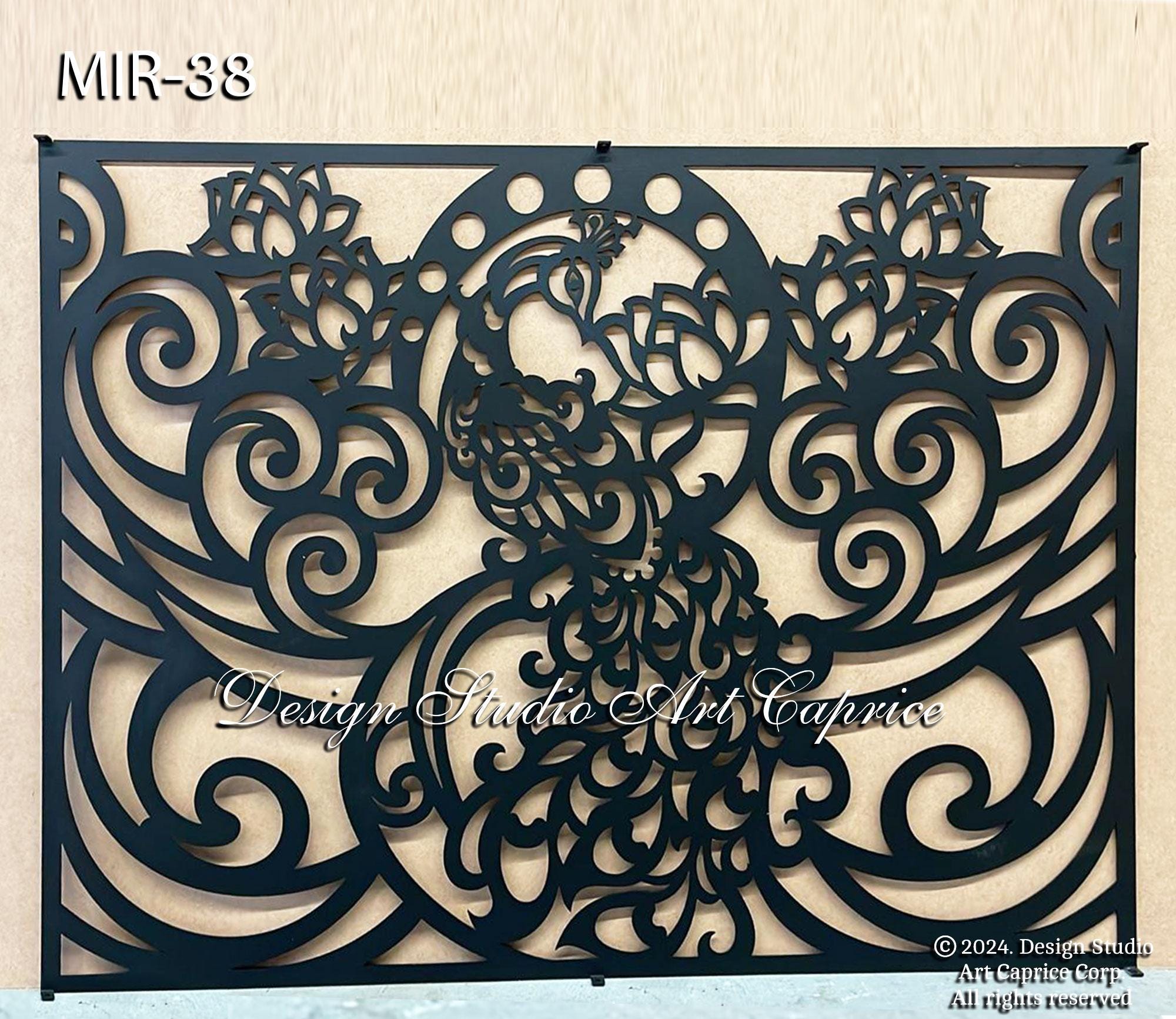 Peacock/ Modern Interior Railings/ Staircase Decorative Panel Inserts ...