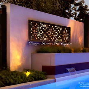 Metal Laser-Cut Screen | Light Box | Sculpture | Decor Light  | Wall Art | Home Illumination | Outdoor or Indoor (17)