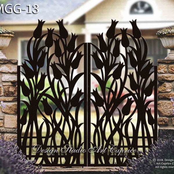 Custom Metal Entry Gate / Artistic & Unique Design / Made-to-order / Laser Cutting  (13)