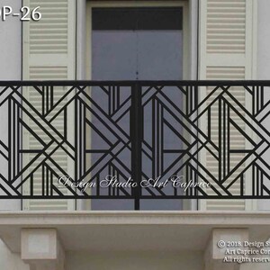 Metal Railing Panel / Balcony / Deck Panel / Fence / Custom Order | Outdoor or Indoor (26)