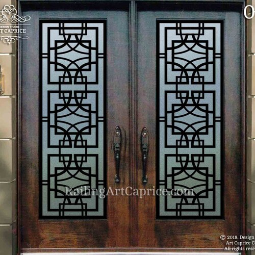 Entry Door Grill/french Doors Grill/ Security Window Metal Etsy