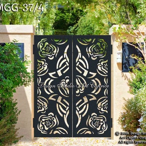 Custom Metal Entry Gate / Artistic & Unique Design / Made-to-order / Laser Cutting (37)