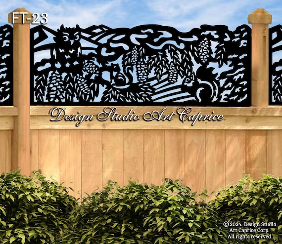 Aluminum Fence Topper /custom Order/ Metal Privacy Screen /fencing