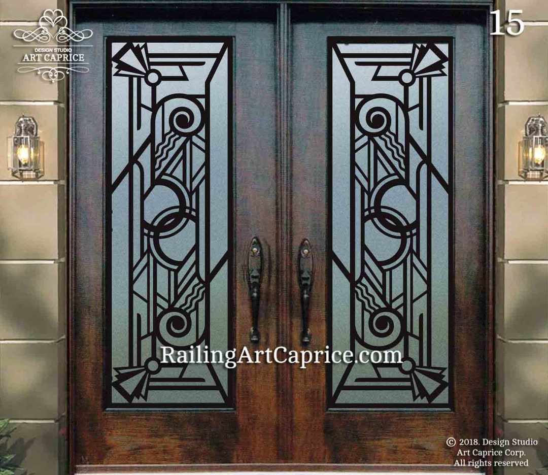 Entry Door Grill/french Doors Grill/ Security Window Metal Grill