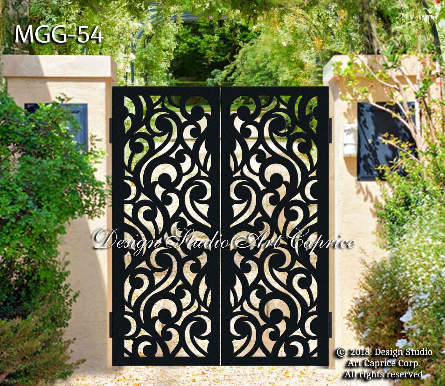 Custom Metal Entry Gate / Artistic & Unique Design / Made-to-order ...