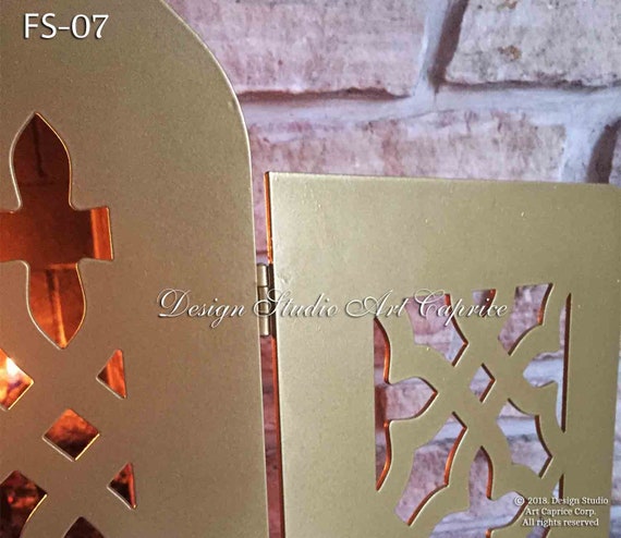 Fireplace Screens Mild Steel And Laser Cut Metal Art Fs 09 Etsy