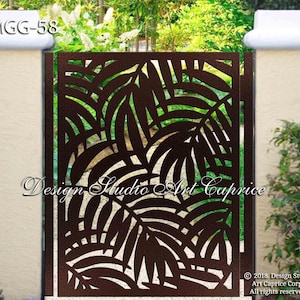 Custom Metal Entry Gate / Artistic & Unique Design / Made-to-order / Laser Cutting (58)