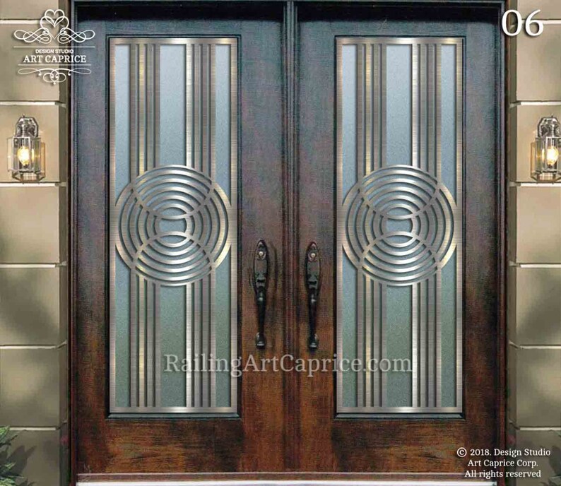 Entry Door Grill/French Doors Grill/ Security Window Metal Etsy